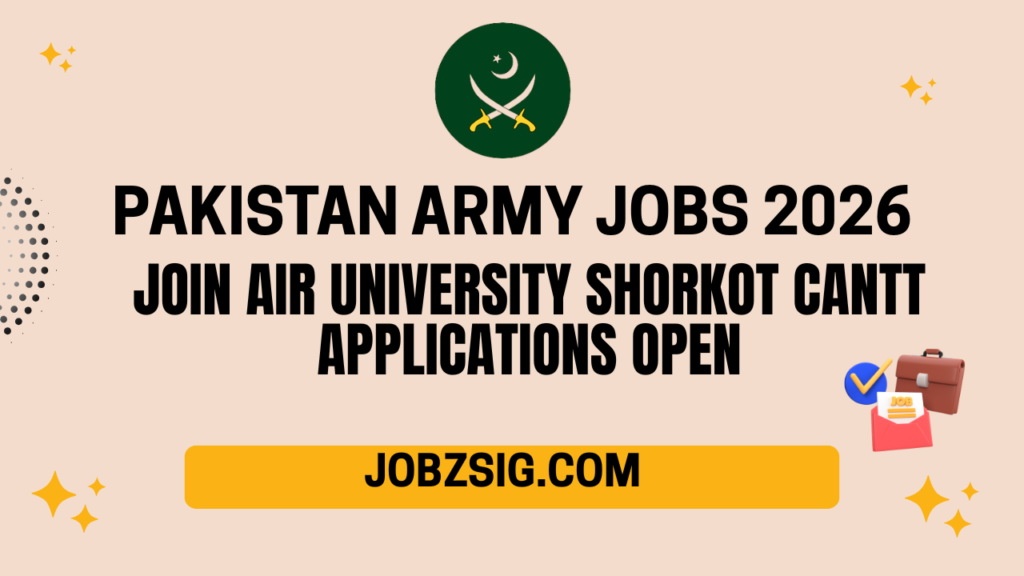 Pakistan Army Jobs 2026